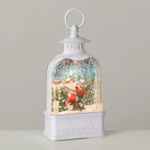 Led Cardinal Shimmer Lantern