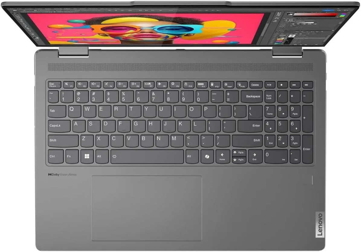 Lenovo Yoga 7i 2-in-1 Laptop, 16" 2K Touchscreen Display, Core Ultra 7 155U (Up to 4.80 GHz), 16GB DDR5, 1TB PCIe SSD, Wi-Fi 6E, Backlit KB, FP Reader, TB 4, Webcam, Keypad, PDG HDMI, Win 11 Pro