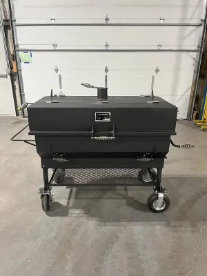 Local Special, Scratch & Dent, Yoder Smokers 24x48 Adjustable Charcoal Grill