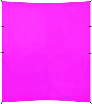 Magenta Fuchsia Solid Color Pure Plain Foldable Beach Cabana UPF50  Protection Lightweight Sun Shade with Sandbags and Shovel for Camping, Fishing, Backyard Fun