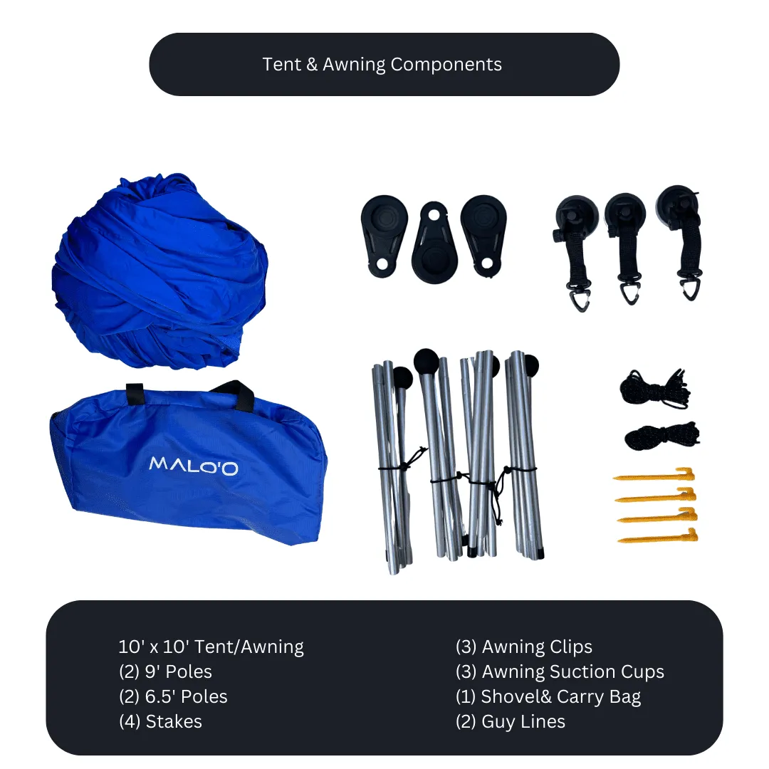 Malo'o Racks Canopy Tent & Vehicle Awning