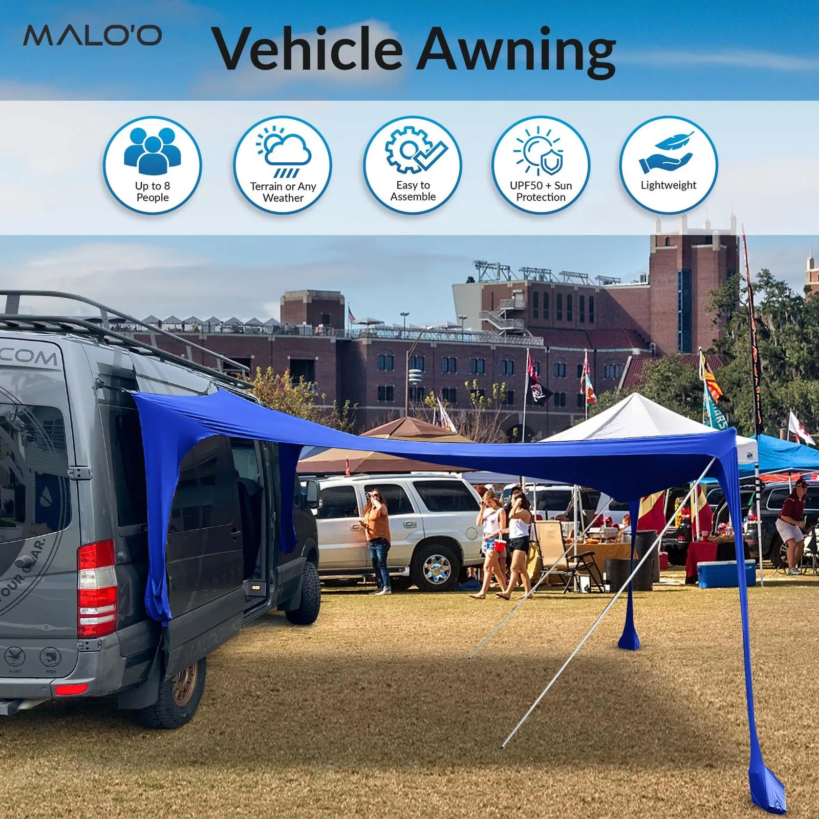 Malo'o Racks Canopy Tent & Vehicle Awning