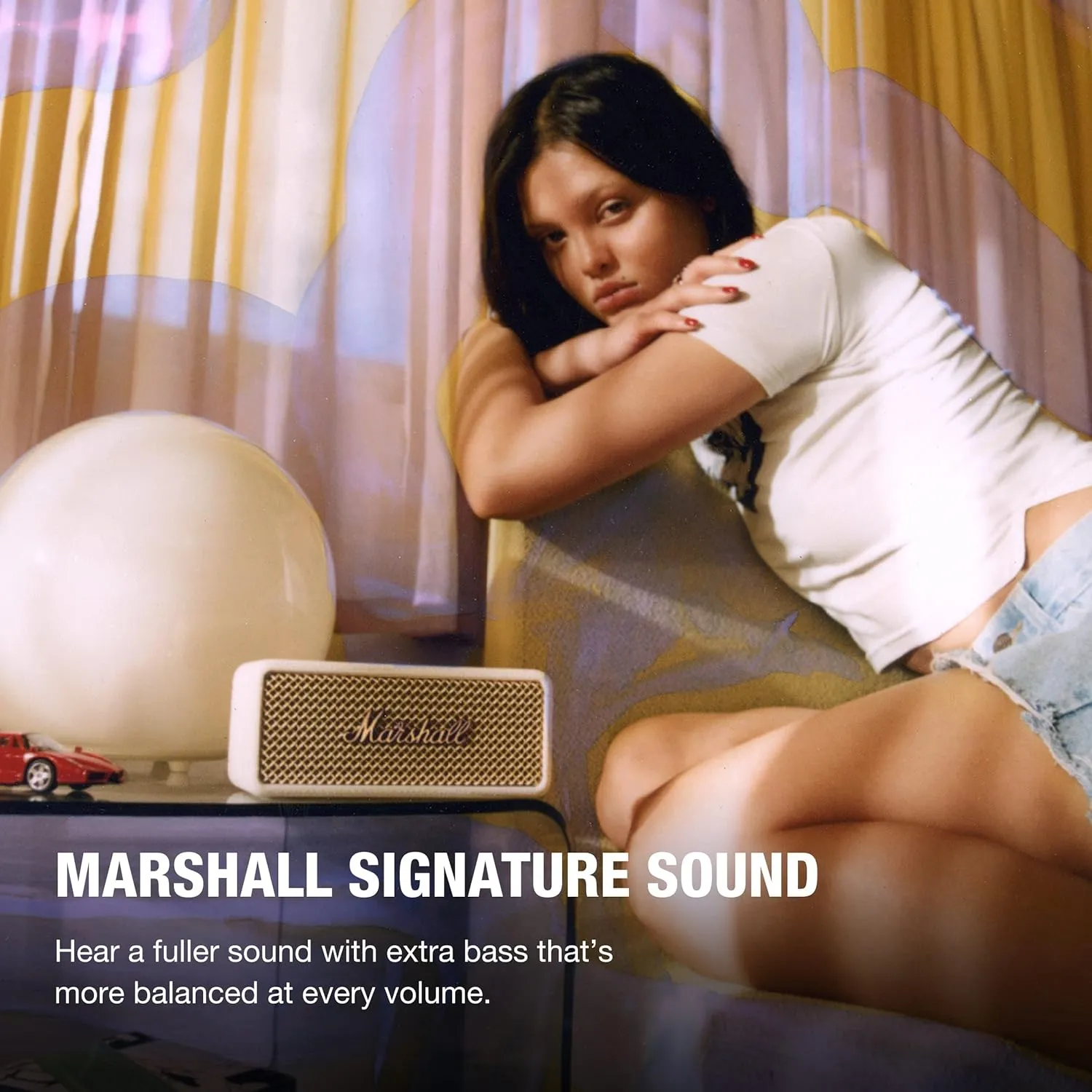 Marshall Emberton III Portable Bluetooth Speaker - Cream