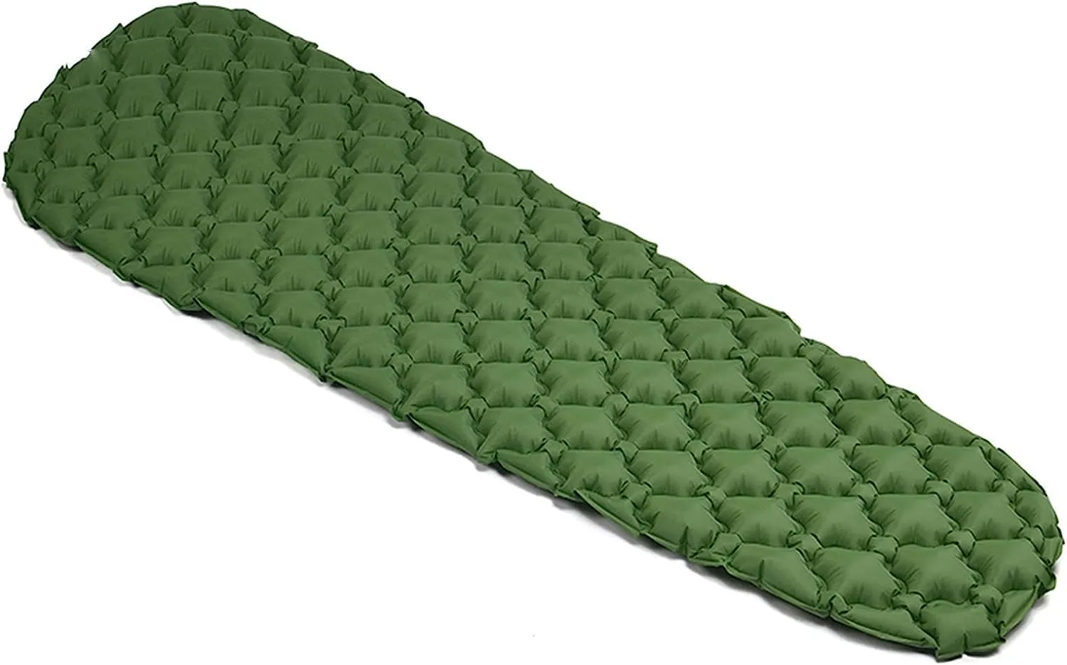 MDybf Camping Inflatable Mattress in Tent Folding Camp Bed Sleeping Pad, Camping Sleeping Mat (Color : Green)
