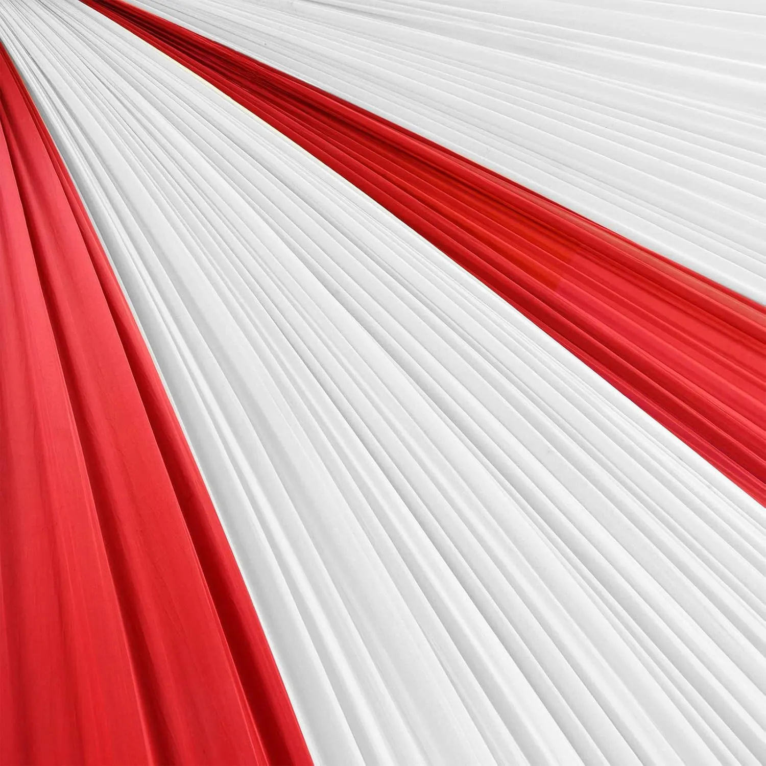 Moukeren 40 x 100'' Circus Tablecloth Roll Plastic Tablecloth Disposable DIY Carnival Tent Party Supplies for Big Top Tent Backdrop Curtains Ceiling Wall Drapes(White, Red,2 Roll)