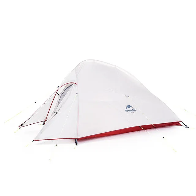 Naturehike Ultralight Free 2 With NH17T001-T For Up Person Camping Mat Tested free Tent 2 Upgraded Standing Fabric Quick turnaround Cloud Tents 20D