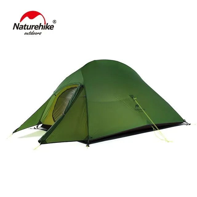 Naturehike Ultralight Free 2 With NH17T001-T For Up Person Camping Mat Tested free Tent 2 Upgraded Standing Fabric Quick turnaround Cloud Tents 20D