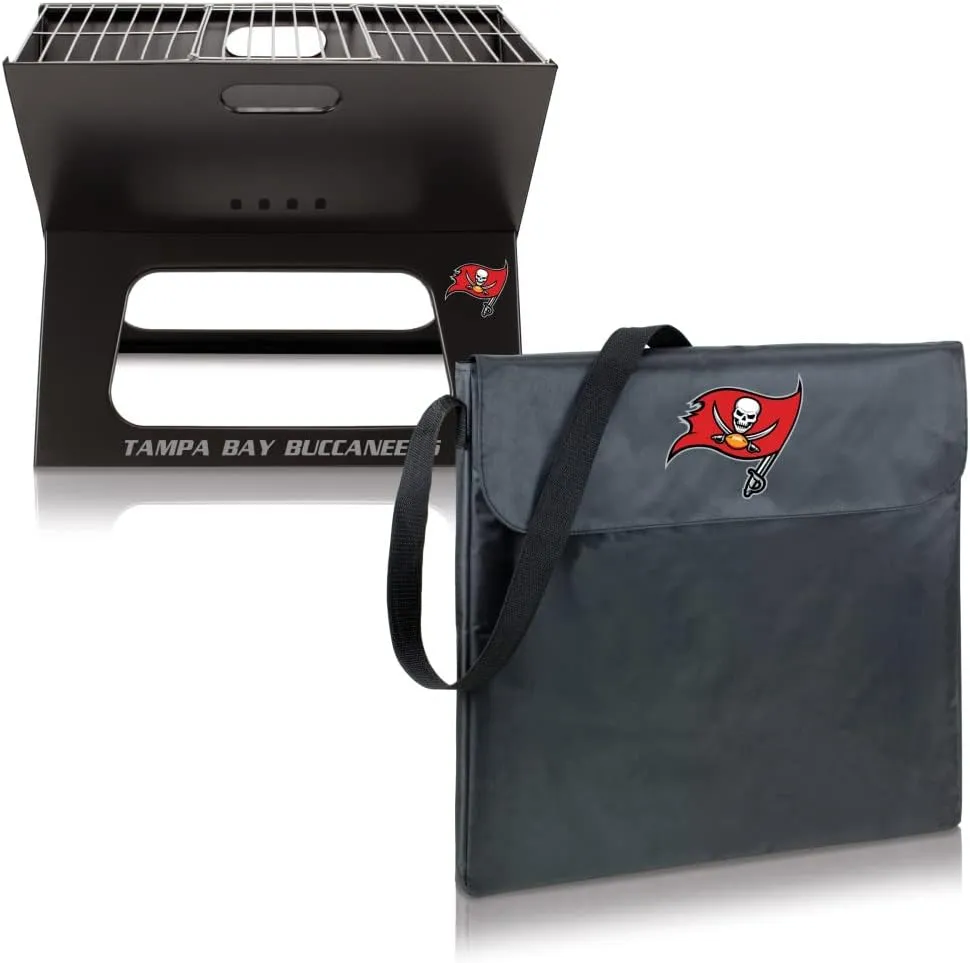 NFL X-Grill Portable Camping Tailgating Charcoal Grill