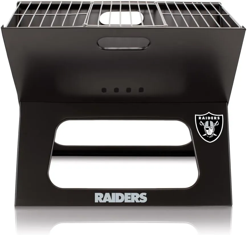 NFL X-Grill Portable Camping Tailgating Charcoal Grill