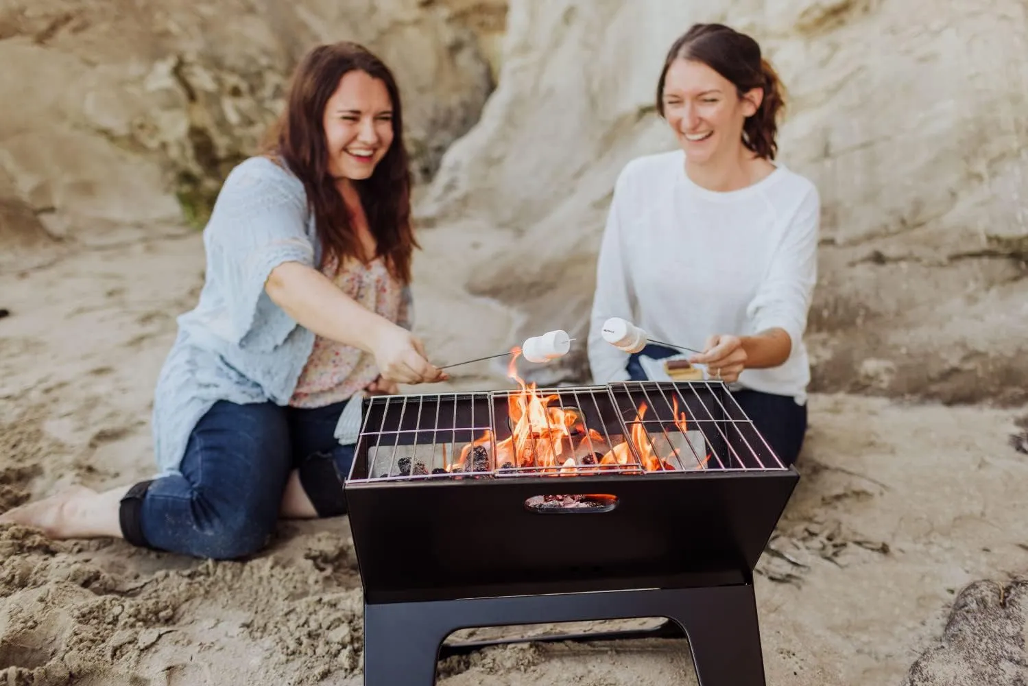 NFL X-Grill Portable Camping Tailgating Charcoal Grill