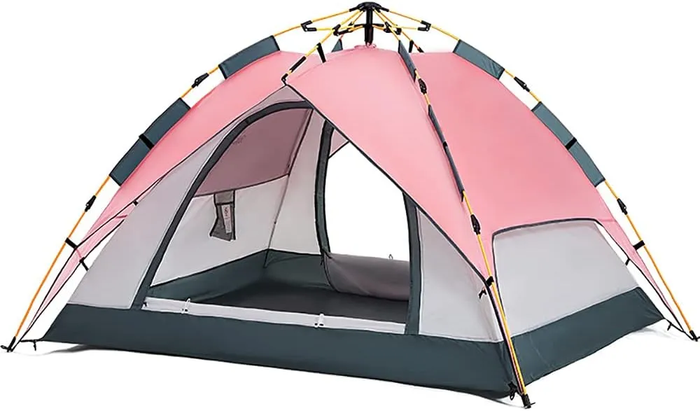 NIEH Camping Tent,Automatic Tent,Pop Up Instant Tents, Family Camping Tent, 3-4 Person Automatic Tents for Camping, Outdoor, Backyard