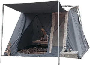 NIEH Four Seasons Tents Outdoor Camping Thick Rainproof Outdoor Camping Luxury Villas in Winter Exquisite Large Tents Comfortable Space