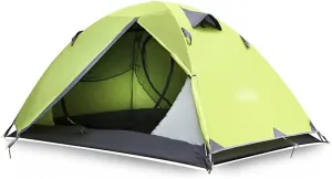 NIEH Tents Dome Frame Pop-Up Park Outdoor 2 Person Double Camping Equipment Aluminum Pole Lightweight Thick Rainstorm Outdoor Camping