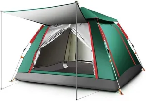 NIEH Thermo Insulated Outdoor Camping Tent 3-4 People Automatic Tent Thick Rainproof Camping Tent,with Festival Essential, Dome Tent, 100%,240 * 240 * 154cmcm