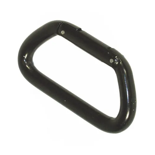 Non-Locking " D" Carabiner -Al