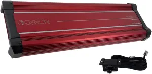 Orion HCCA17000.1DSPLX High Performance 17000W RMS Competition High Current Class-D Monoblock Amplifier - 1 Ohm Stable, Low Pass Crossover, Bass Boost Control, Mosfet Power Supply, Bass Knob Included
