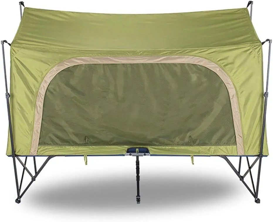 Outdoor Backpack Tent Automatic Camping Cot 4-Season Outdoor Off Ground Tent Folding for 2 Person Hiking Winter Fishing Camping Travel Night Cat Camping Tent