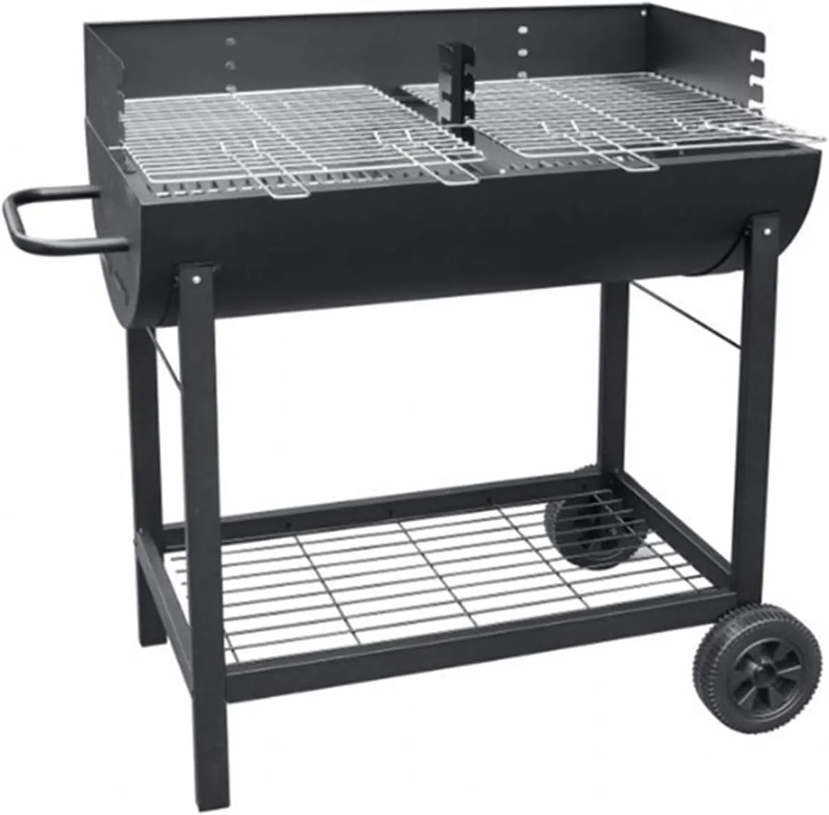Outdoor Barbecue Grill Charcoal BBQ Grill Gathering Cooking Tools Camping Table Multifunction BBQ Trolley