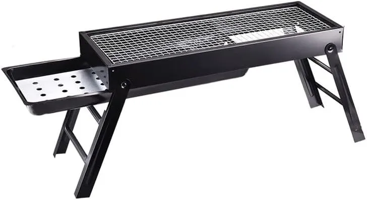 Outdoor Barbecue Portable Home Charcoal Grill Grill Barbecue Carbon Oven Folding Outdoor Mini Oven (Size : 60cm)