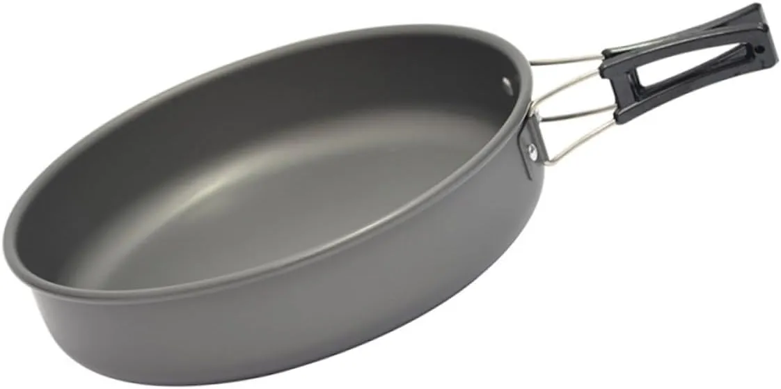 Outdoor Cooking Pot Portable Pan Non-Stick Frying Pan Camping Utensils Cooking Utensil