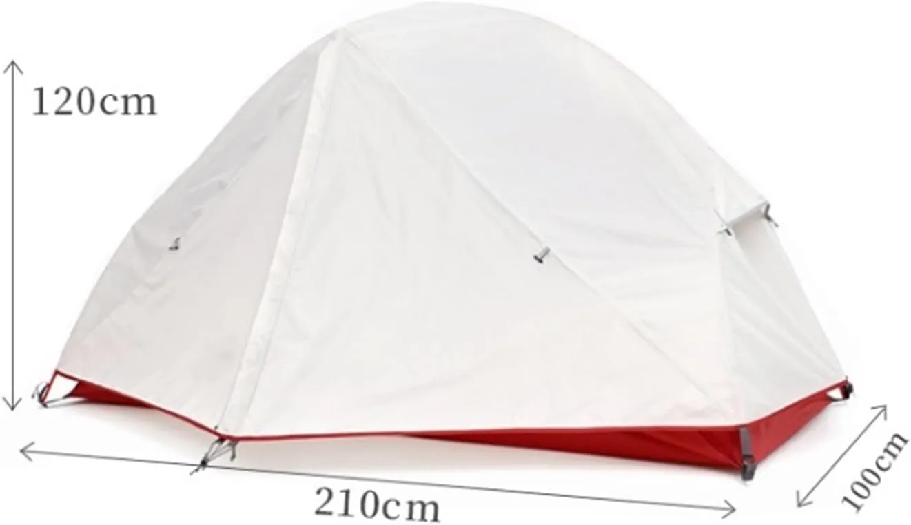 Outdoor Double-Layer Camping Tent Rainproof Snowproof Windproof Mountaineering Four Seasons Tent