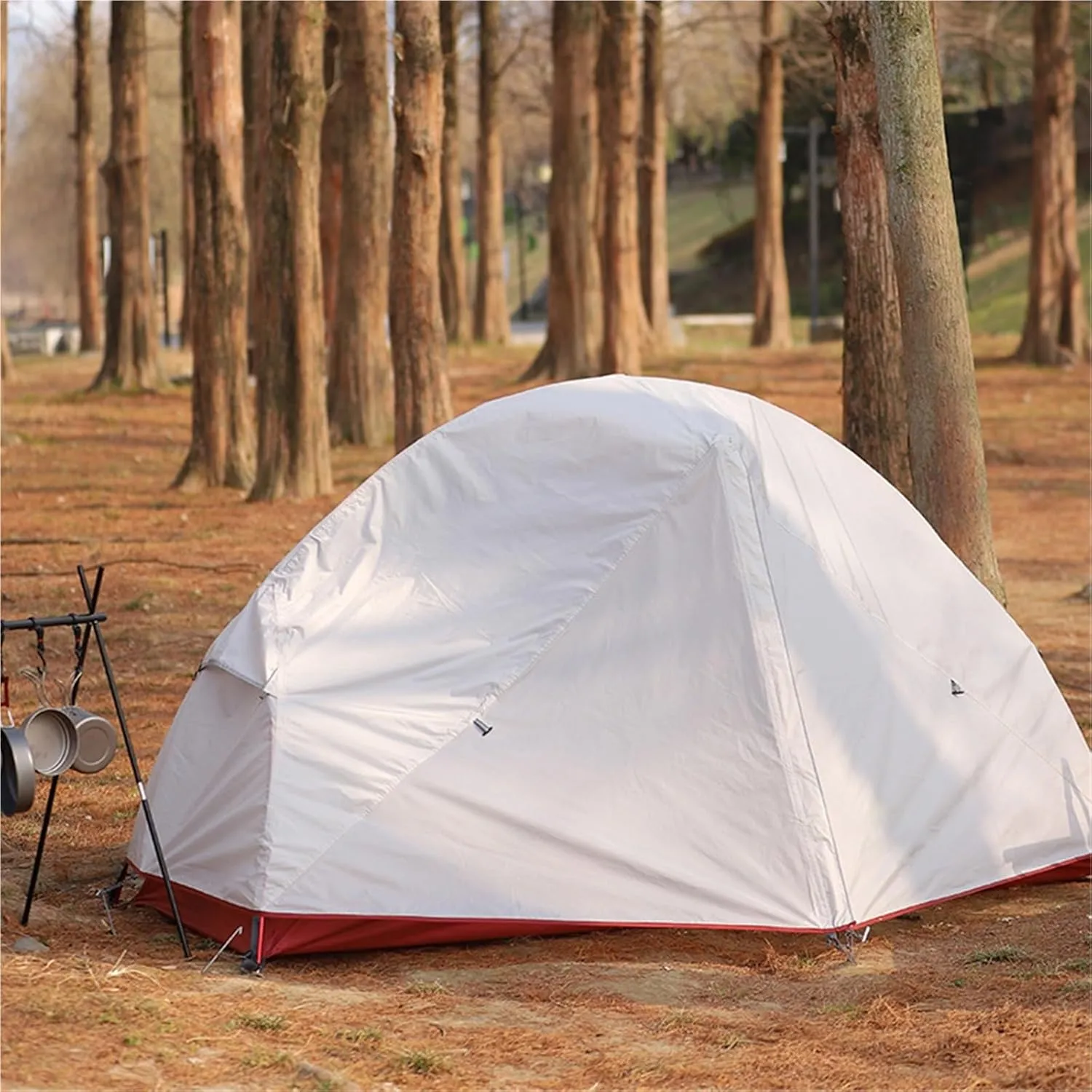 Outdoor Double-Layer Camping Tent Rainproof Snowproof Windproof Mountaineering Four Seasons Tent