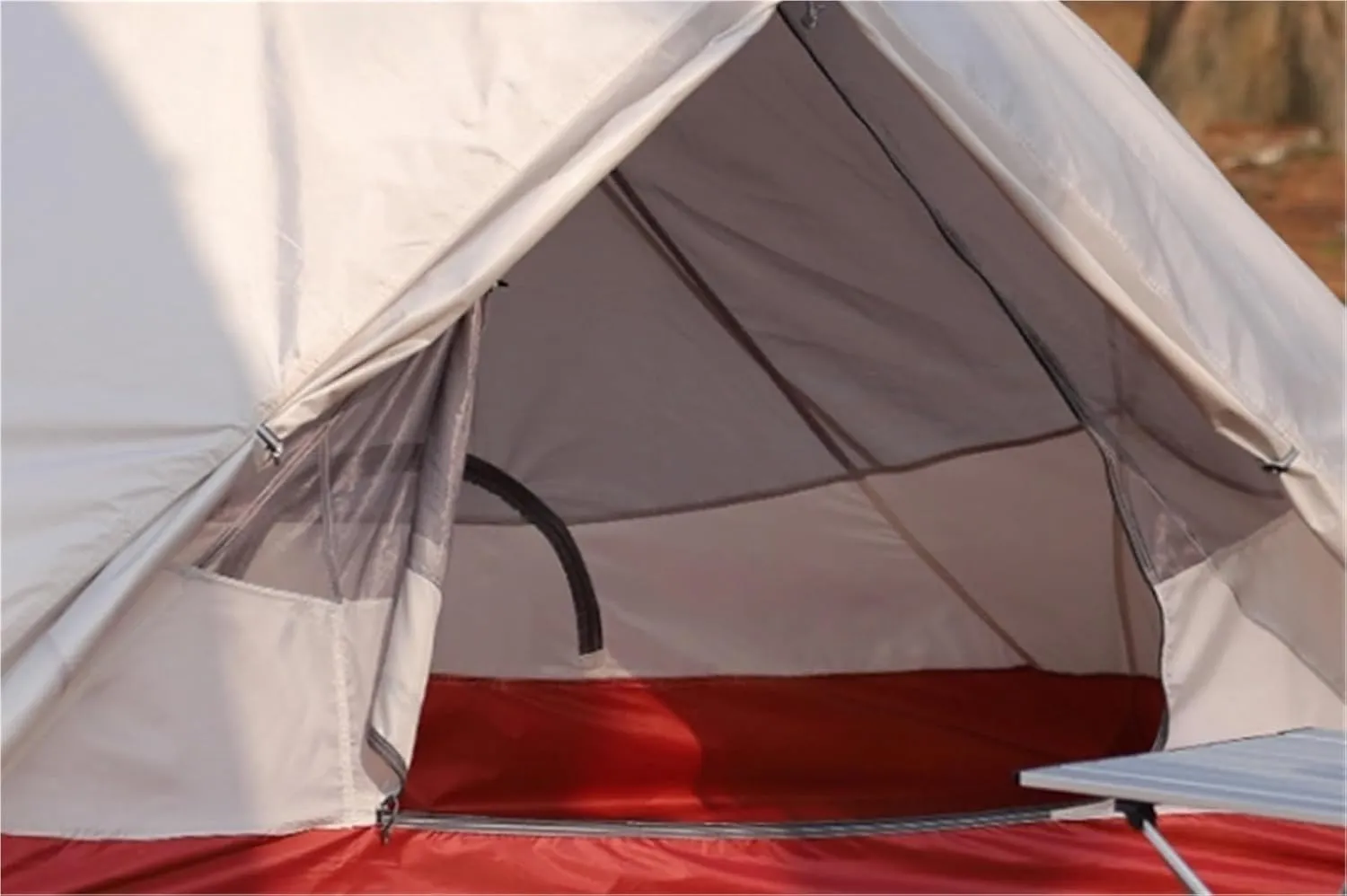 Outdoor Double-Layer Camping Tent Rainproof Snowproof Windproof Mountaineering Four Seasons Tent