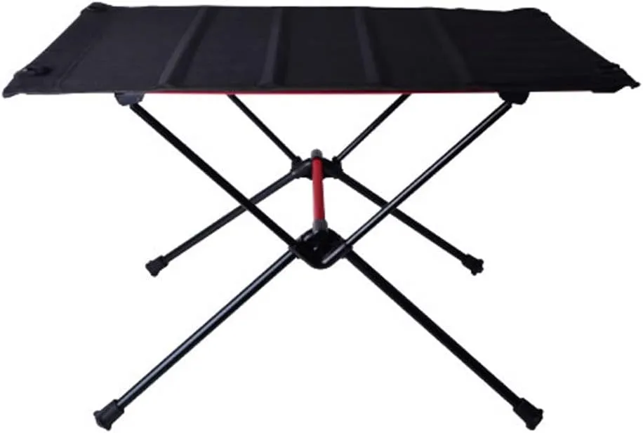 Outdoor Folding Picnic Tables with Mesh Pocket, Portable Folding Aluminum Alloy Desk for Picnic, Camping, Garden, BBQ