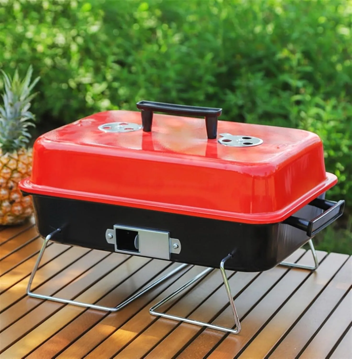 Outdoor Picnic Portable Folding Charcoal Grill Barbecue Grill Tabletop Grill for Camping Cooking Outdoor Grill