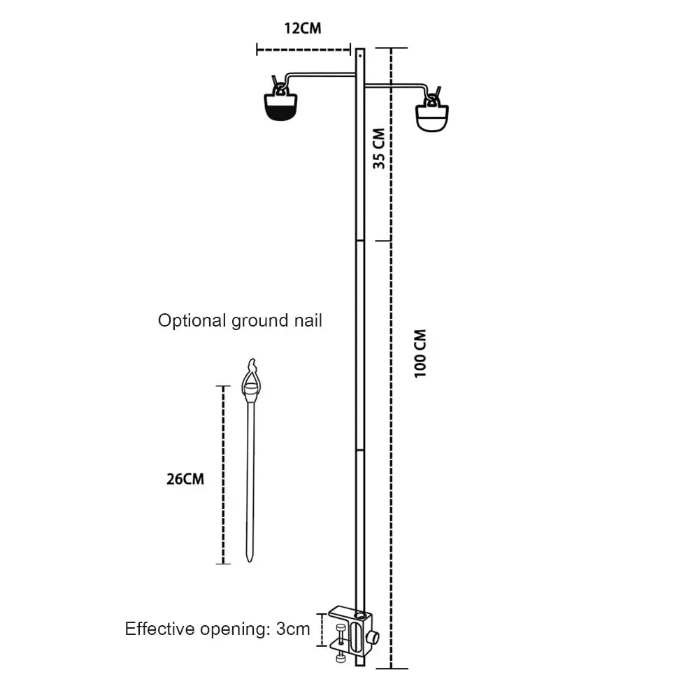 Outdoor Portable Camping Lamp Holder