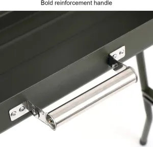 Outdoor Portable Charcoal BBQ Grill, Large Multifunctional Foldable for 5-12 People, Ideal Picnic, Travel, and Beach