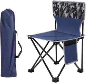 Outdoor Portable Fishing Chair Leisure Seat Outgoing Camping Picnic BBQ Garden Hiking Stool
