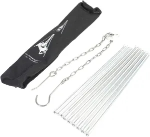 Outdoor Portable Foldable Metal Barbecue Grills Hanging Tripod Camping Picnic BBQ Cooking Made of Hard Alumina Material Silver Color Suitable for Team and Family Camping Picnic