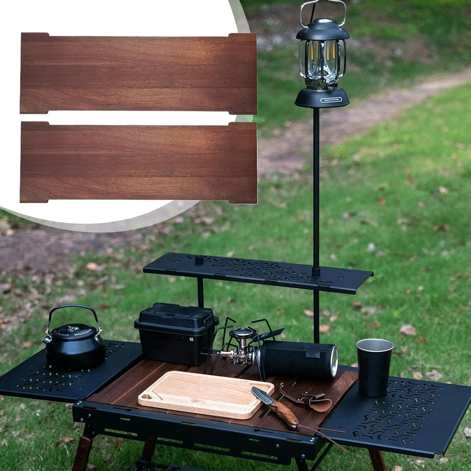 Outdoor Table, Top Board, Camping Table Unit, Strong Load Bearing with Multifunctional Outdoor Table for Dining, Playing Games, Or Preparing Food While Enjoying The Great Outdoors