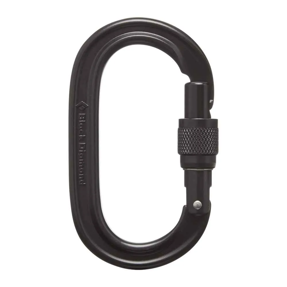 Oval Keylock Screwlock Carabiner