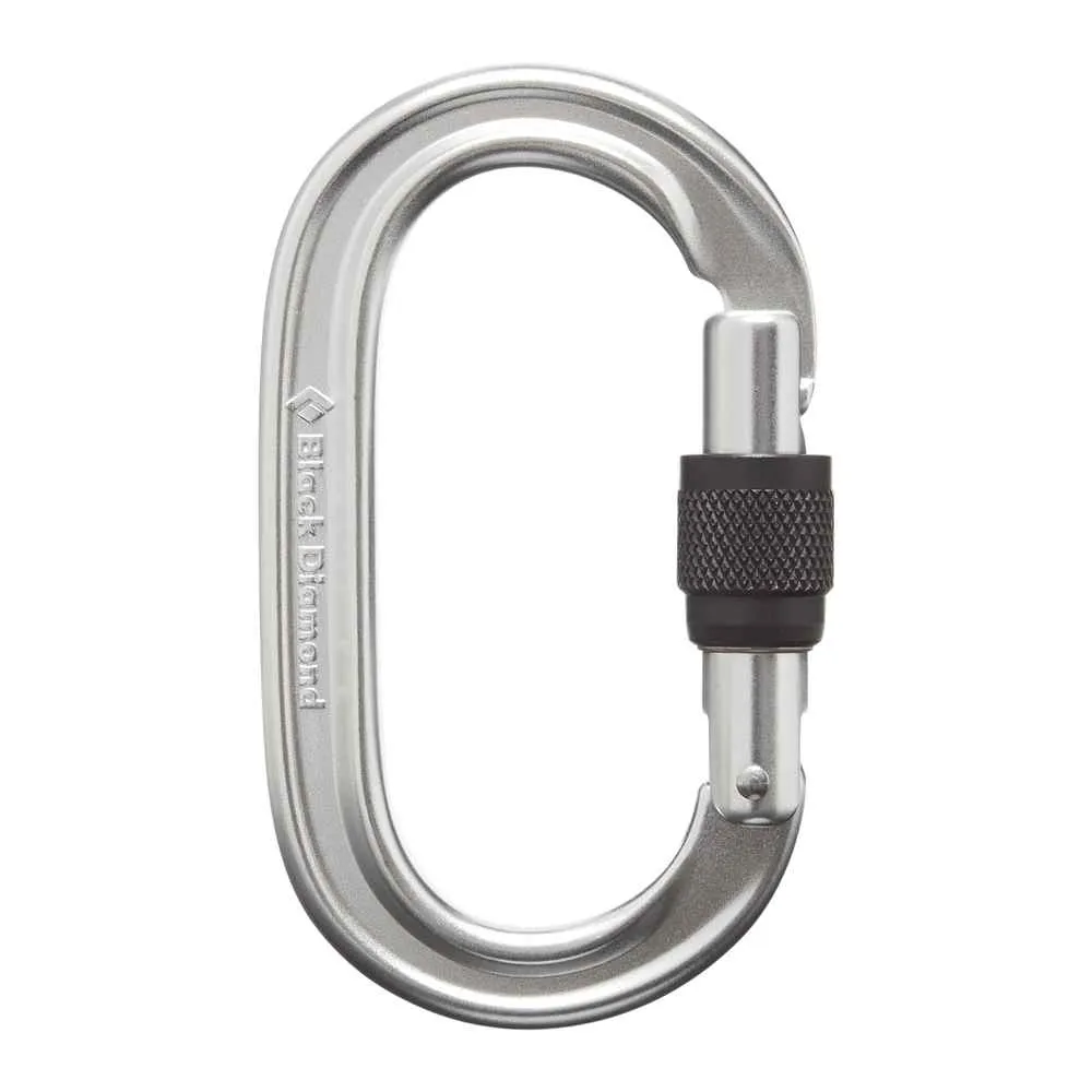 Oval Keylock Screwlock Carabiner
