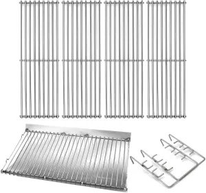 P0350H (1-Pack) 27 inches Steel Ash Pan with 19 3/4" Grid Grates for Chargriller Charcoal Grill 1224, 1324, 2121, 2222, 2727, 2828, 2929, Chargriller 200048,Charbroil 1730205