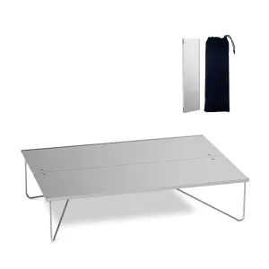 PACOONE Ultralight Mini Folding Camping Table Aluminum Alloy for Outdoor Use