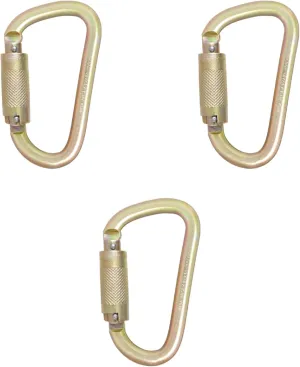 Palmer Safety Self Closing and Automatic Locking .84″ Hook Carabiner with Steel Twist Lock - Meets or exceeds ANSI Z359.12-2009