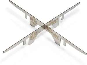 Petromax Stainless Steel Fire Stand, Easy Assembly with Carry Bag to Use with Chimney Starter for Outdoor Campfire Cooking, 13.6"