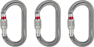 Petzl OK Carabiner - Oval Carabiner for Use with Pulleys and Ascenders for Climbing and Glacier Travel