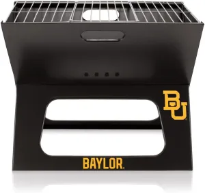 PICNIC TIME NCAA Baylor Bears X-Grill Portable Grill - Camping Grill - Small Charcoal Grill for Tailgating