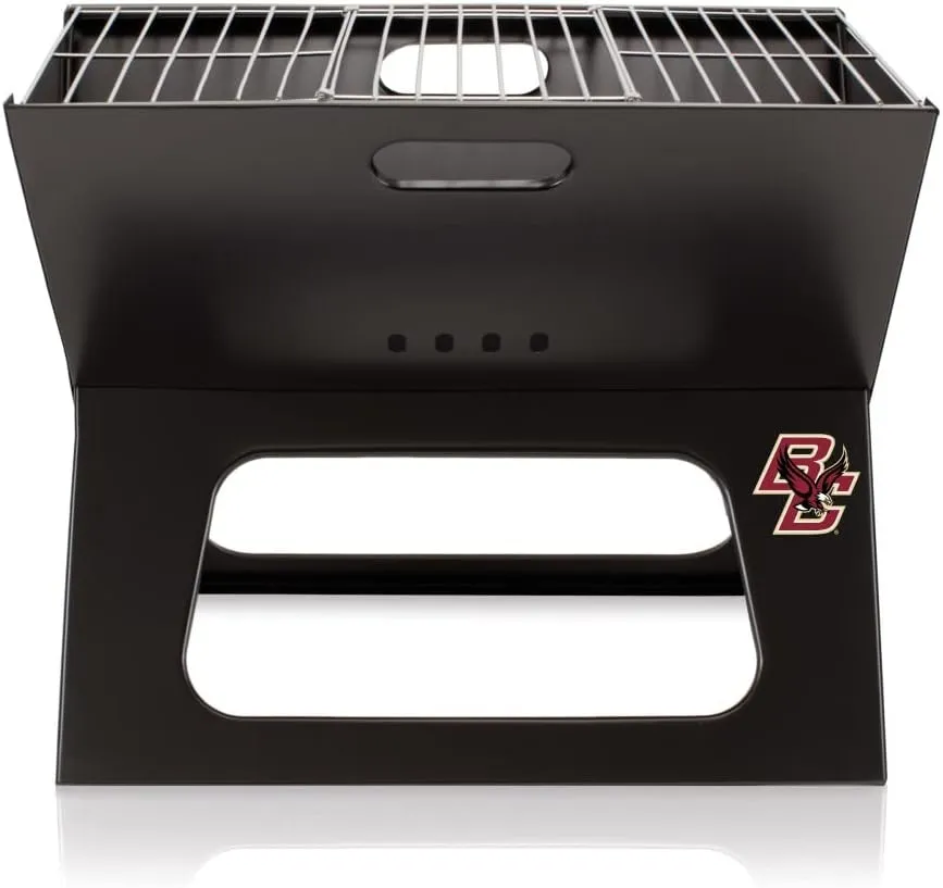 PICNIC TIME NCAA Boston College Eagles X-Grill Portable Grill - Camping Grill - Small Charcoal Grill for Tailgating