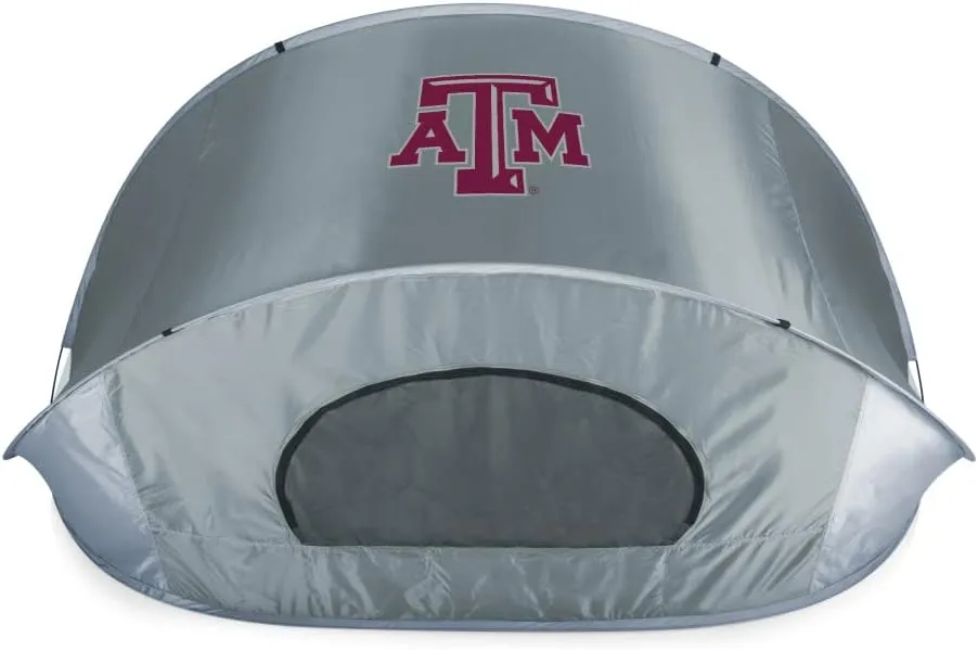 PICNIC TIME NCAA Texas A&M Aggies Manta Portable Beach Tent - Pop Up Tent - Beach Sun Shelter Pop Up