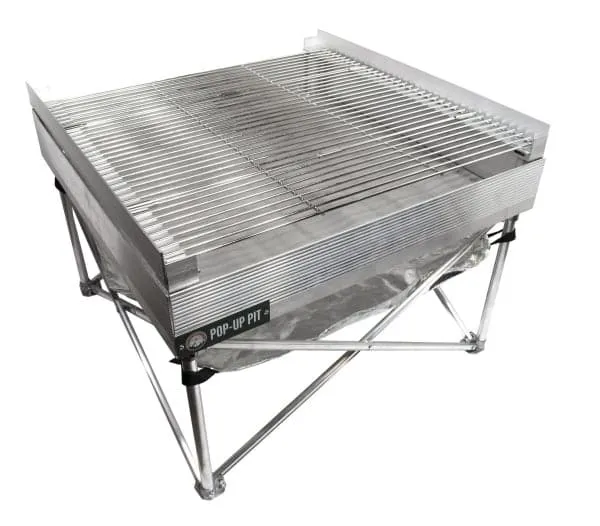 Pop-Up Fire Pit Tri-Fold Grill