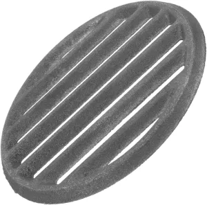 POPETPOP Charcoal Grill Grate Round Iron BBQ Grilling Rack for Fire Pit Cooking Durable Grate for Outdoor Camping and Family Gatherings Easy to Clean Fast Heating Performance