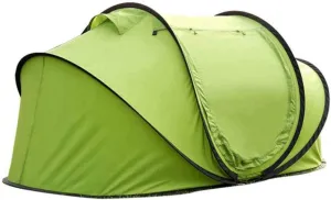 Popup Instant Camping Tent, (1-3 Person), NO Assembly Required, Easy Setup in Seconds,Outdoor Season Camping Tent,Green