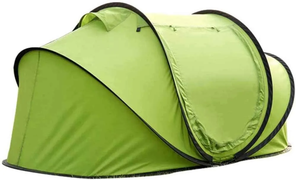 Popup Instant Camping Tent, (1-3 Person), NO Assembly Required, Easy Setup in Seconds,Outdoor Season Camping Tent,Green