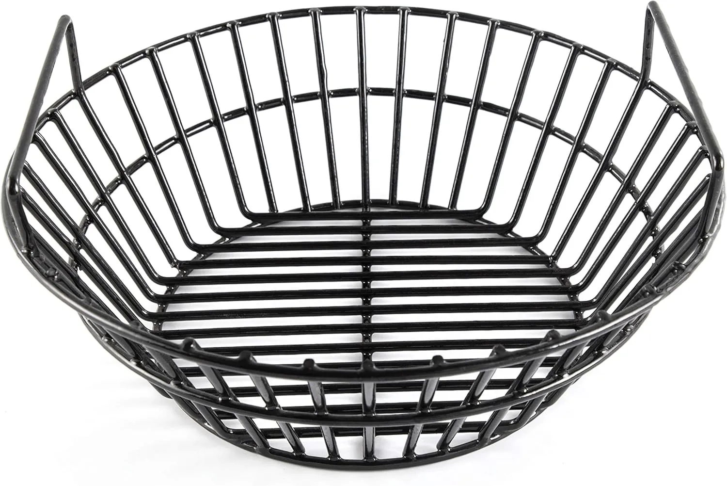 Porcelain Steel Charcoal Ash Basket Fits for Large Big Green Egg Grill, Kamado Joe Classic, Pit Boss, Louisiana Grills, Primo Kamado Grill and Large Grill Dome