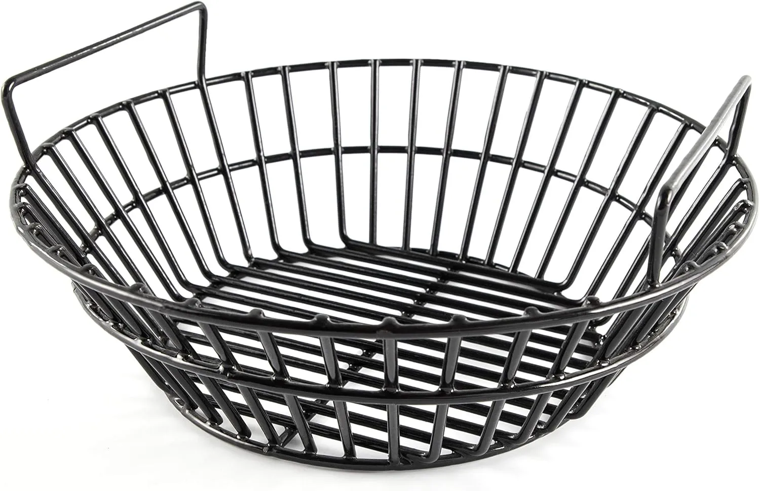 Porcelain Steel Charcoal Ash Basket Fits for Large Big Green Egg Grill, Kamado Joe Classic, Pit Boss, Louisiana Grills, Primo Kamado Grill and Large Grill Dome
